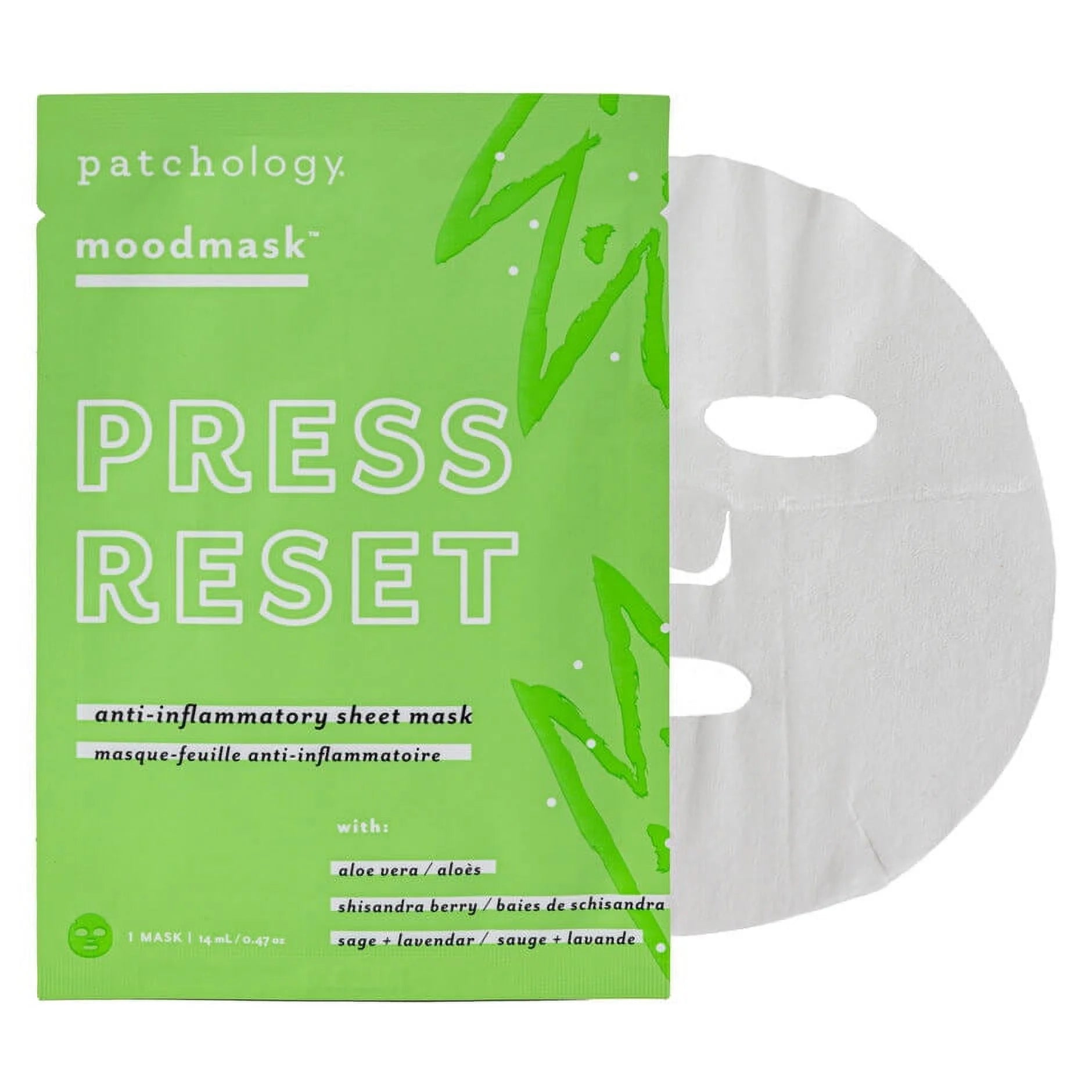 (3 Pack)  Moodmask Press Reset Facial Sheet Mask Skin Care
